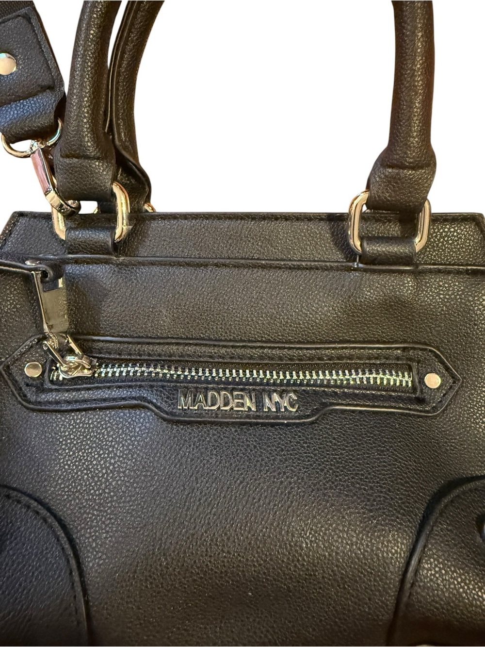 Madden nyc Classic Black Mini Handbag with Detachable Strap - Picture 2 of 6
